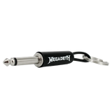 Megadeth guitar plug keychain angled detail view