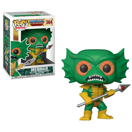 Merman 564 Funko Pop with retail box from Masters of the Universe.