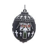 Front view of the Metallica Master of Puppets Christmas ornament
