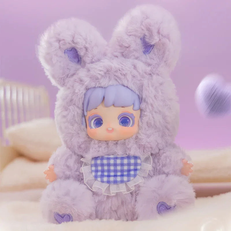 Miana Nighty Night To U Series plush PVC figure in soft purple bunny suit