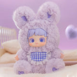 Miana Nighty Night To U Series plush PVC figure in soft purple bunny suit