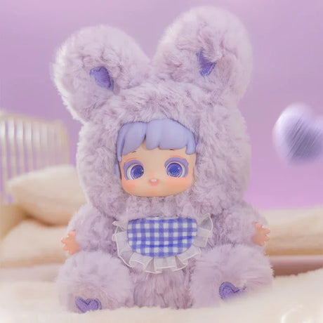 Miana Nighty Night To U Series plush PVC figure in soft purple bunny suit