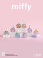 Full lineup of Miffy Elephant Series Blind Box collectible figures featuring pastel-colored translucent elephant companions