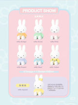 Product lineup chart showing all standard Miffy Phone Stand Series figures and hidden secret edition