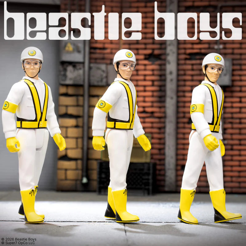 Mike D Intergalactic Crossing Guard action figure displayed in industrial urban setting