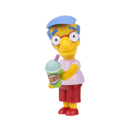 Milhouse The Simpsons mini figure holding drink accessory