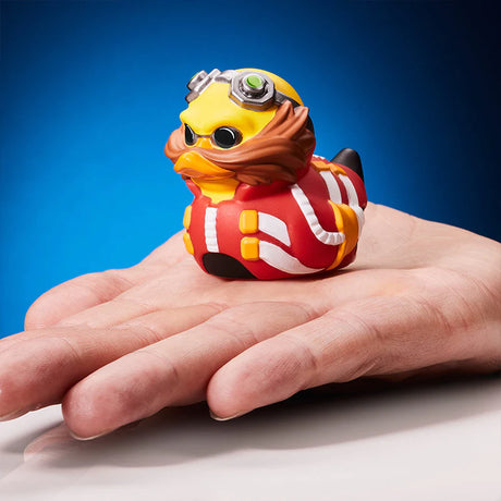 Side view of Dr. Eggman Mini TUBBZ with mustache and goggles