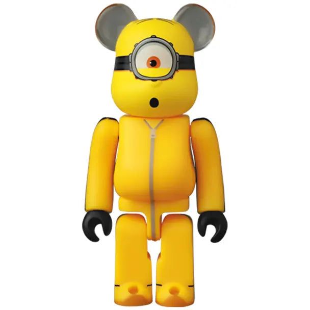 Minions Stuart Cute BE@RBRICK Series 42 100 percent yellow character figure