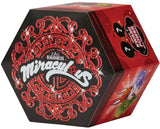 Miraculous Kwami blind box packaging with glittery red design