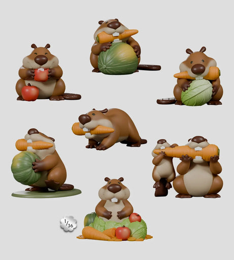 misbeavhaving series 1 full collection beaver figures