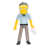 Moe Szyslak articulated Simpsons figure without apron holding towel