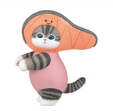 Mofusand cat wearing a salmon-themed costume from the Sanrio Characters Series 3 Gacha collection