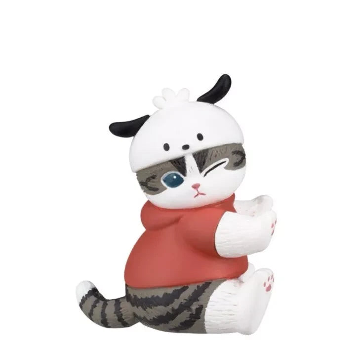 Mofusand cat in a playful puppy-inspired costume from the Sanrio Characters Series 3 Gacha collection