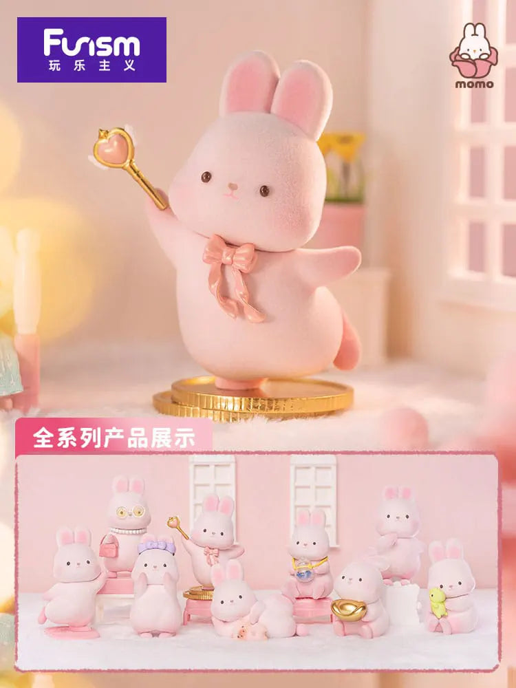 Momo Bunny Daily Blindbox Series - Fairy Bunny vinyl figure with wand