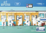 Monday Bruce Daily Metro Ride Series Blindbox full figure lineup display