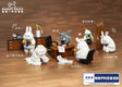 Monday Bruce Escape the Office Series full office scene display featuring all collectible figures