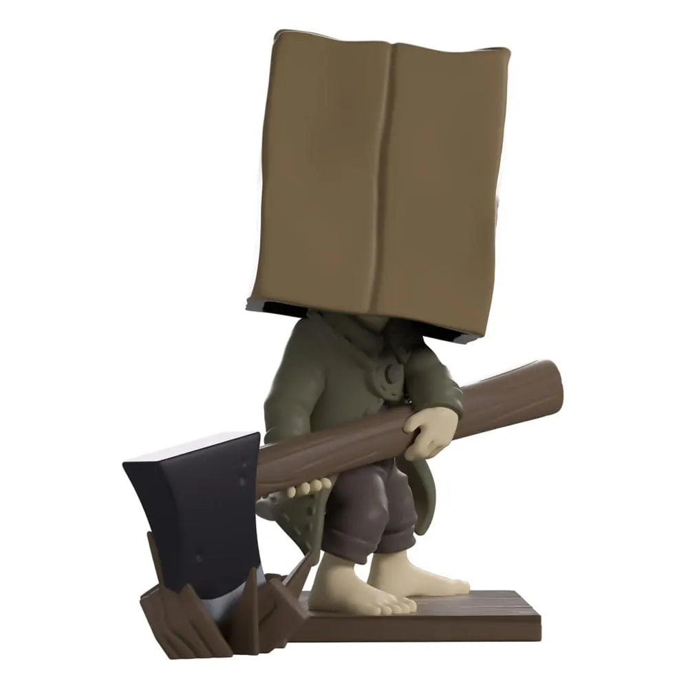 Mono Little Nightmares 2 Youtooz vinyl figure side view showing axe and coat details