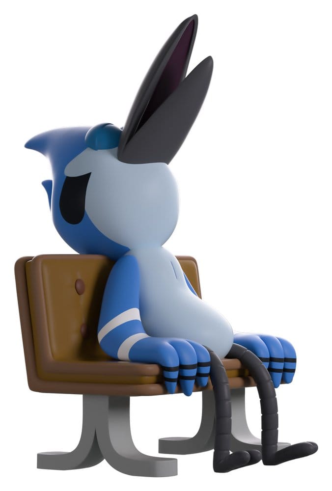 Angled rear view Mordecai Regular Show Youtooz collectible figure