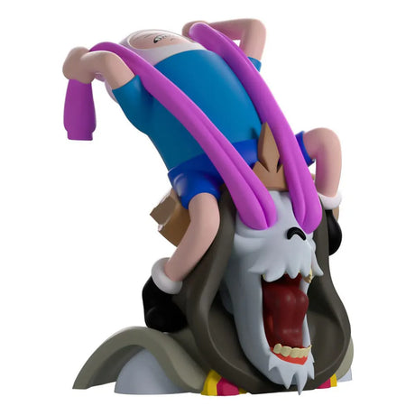 Youtooz Mortal Folly Finn Adventure Time vinyl figure showing Finn attacking the Lich.