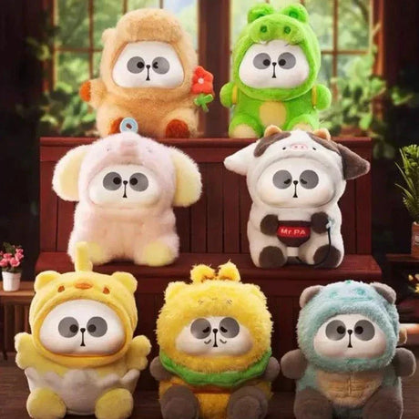 Complete Mr.PA Animal Limited Company Plush Blind Box collection featuring all plush characters.