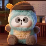 Mr.PA blue monster costume plush with cap.