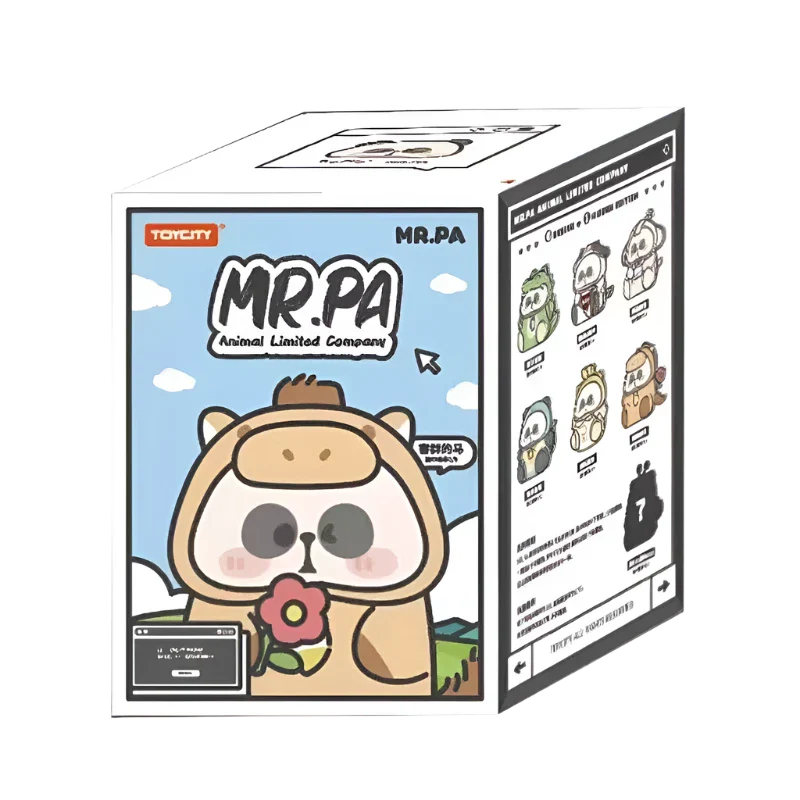 Mr.PA Animal Limited Company Plush Blind Box packaging front view.