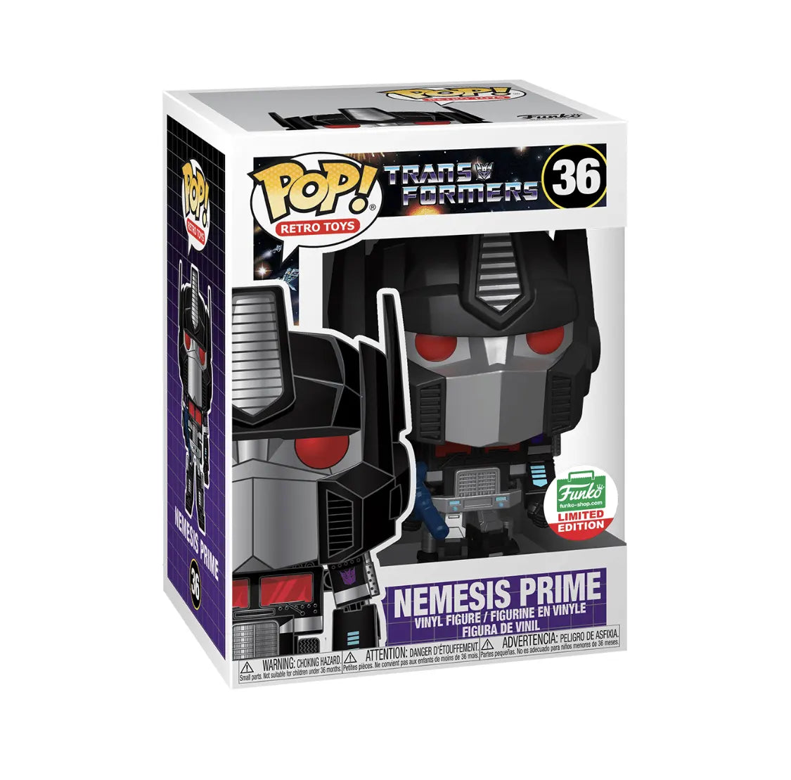 Nemesis Prime Funko Pop Vinyl Transformers Retro Toys in original window box