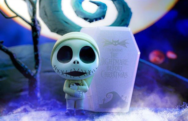 Mayor character Cosbi figure with coffin from Nightmare Before Christmas Cosbi Blind Box