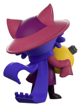 Rear angled view of the Niko OneShot Youtooz Vinyl Figure showing scarf and hat.