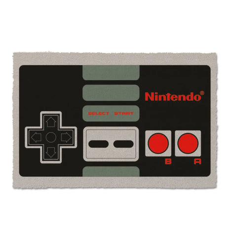 Nintendo NES controller doormat featuring classic Nintendo Entertainment System design