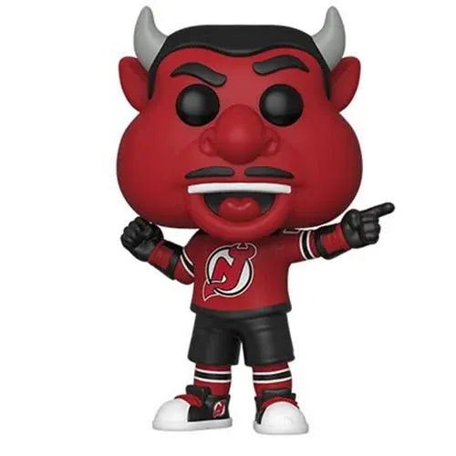 Front view of NJ Devil 03 Funko Pop! Vinyl mascot figure from New Jersey Devils