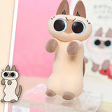 Nobeko Azukisan standing with an annoyed expression collectible designer cat figure
