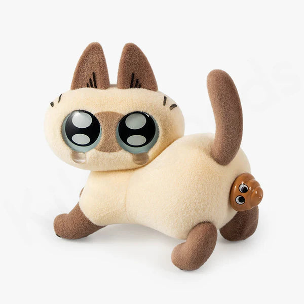 Cute Cat With Poop