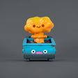 nuclear dumpster fire vinyl figure front view mushroom cloud