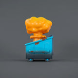 nuclear dumpster fire vinyl figure side view