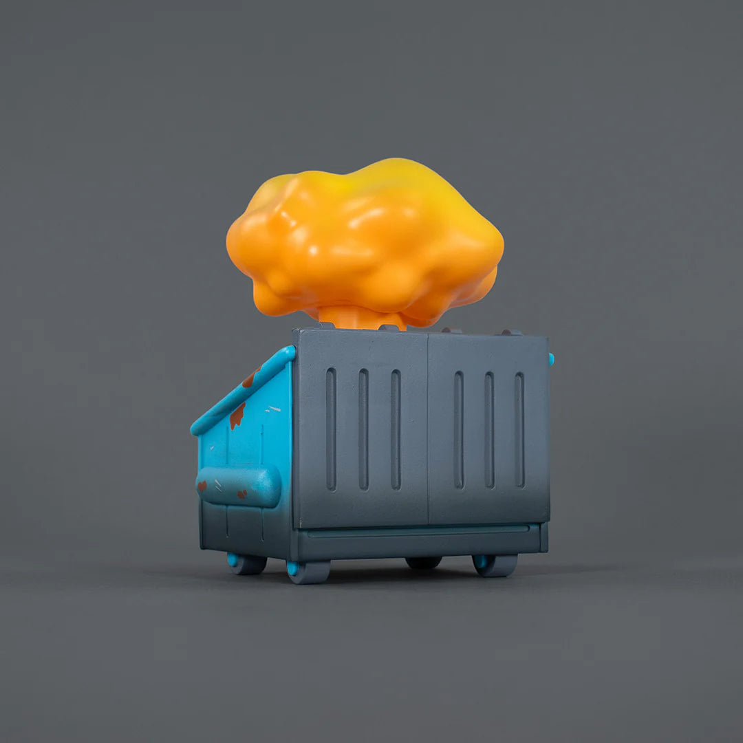 nuclear dumpster fire vinyl figure back angle