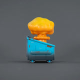 nuclear dumpster fire vinyl figure side back detail