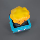 nuclear dumpster fire vinyl figure top view mushroom cloud