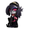 Front angle of Octavia Youtooz Vinyl Figure sitting with long hair and black beanie