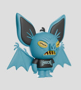 Blue bat creature Odds N Sods designer toy figure by Kaleidos Creative