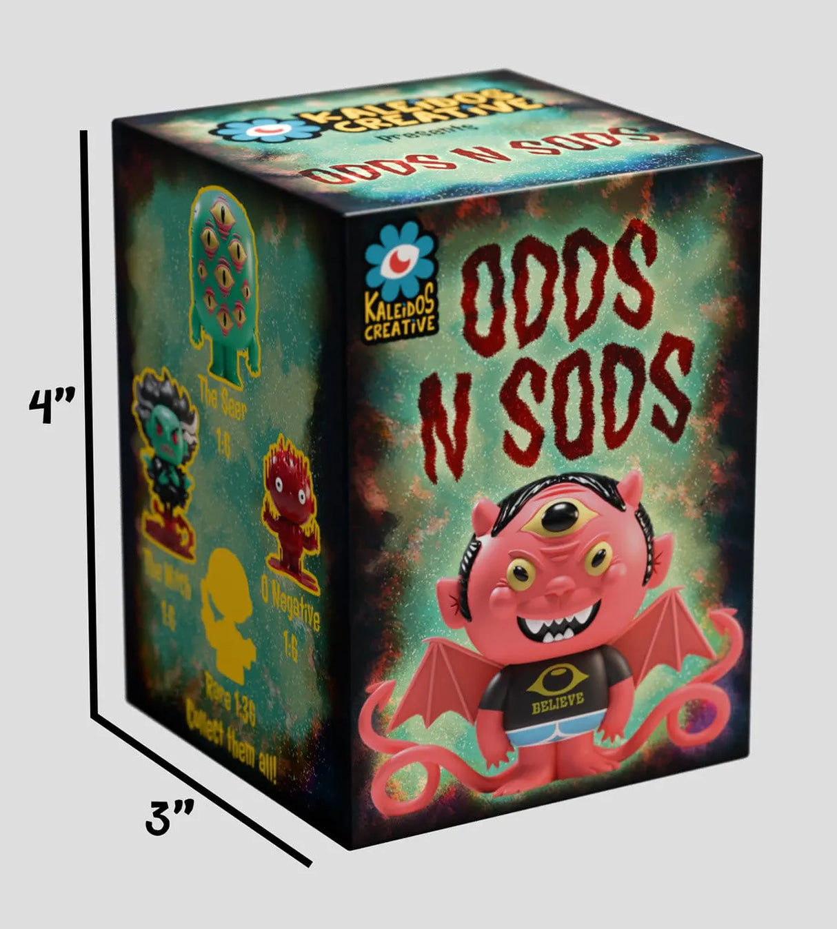 Kaleidos Creative Odds N Sods individual blind box packaging