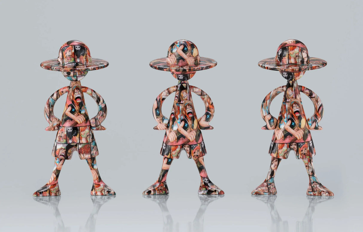 One Piece Luffy Archive Vol. 3 colorful manga figure multiple views