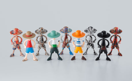 One Piece Luffy Archives Figures Series full lineup display