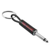Ozzy Osbourne red logo guitar plug keychain black metal
