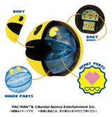 Pac-Man Inside Fantasy Series Pac-Man exploded view showing removable shell, inner body and interchangeable parts.