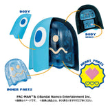 Pac-Man Inside Fantasy Series Inky exploded view with transparent body and interchangeable beads.
