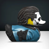 Side view of Papa Emeritus IV TUBBZ duck featuring full costume and mask design.