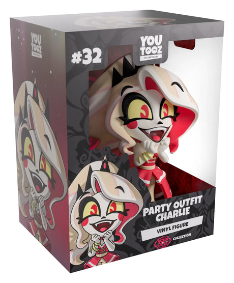 Party Outfit Charlie Hazbin Hotel Youtooz collector packaging with window display