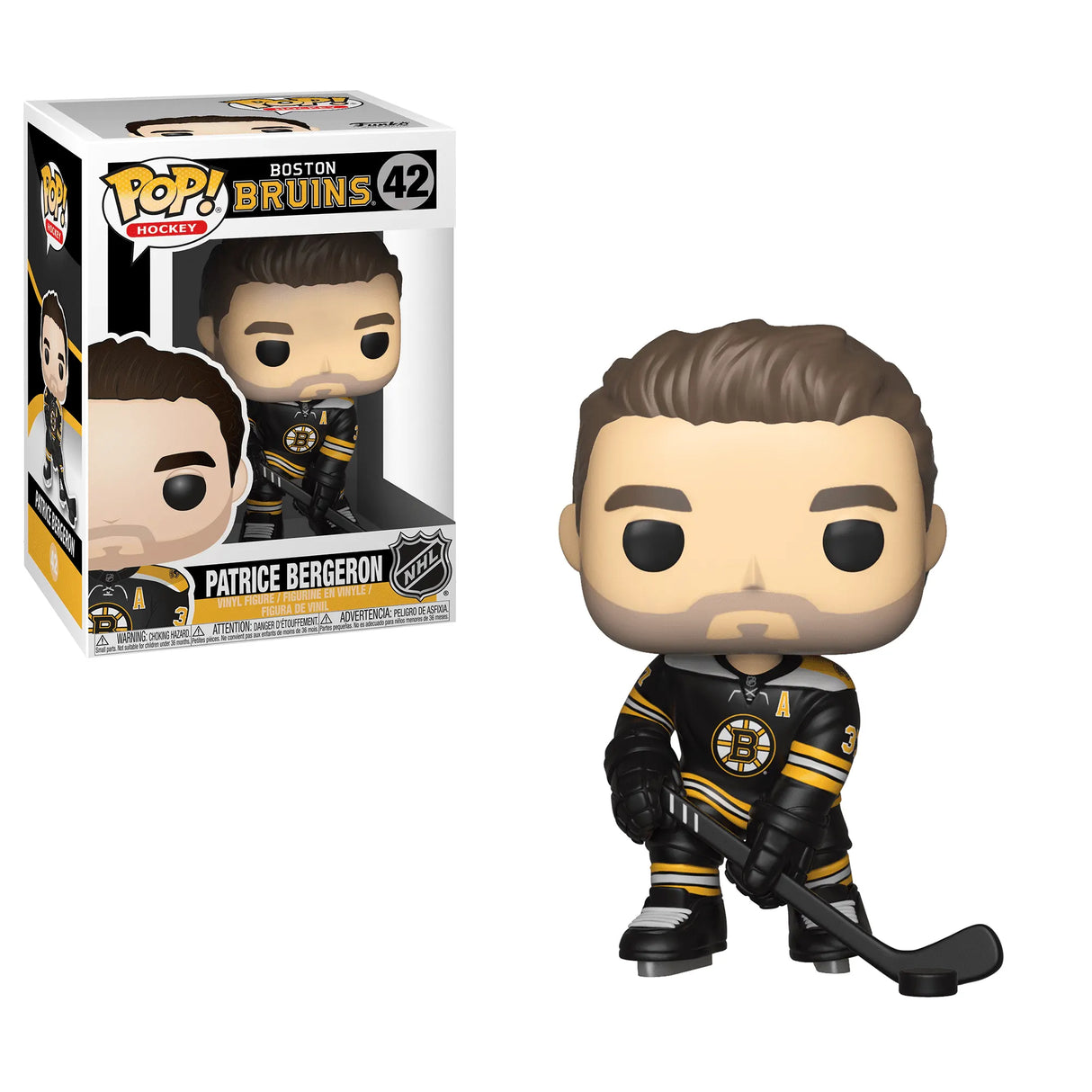 Patrice Bergeron #42 Boston Bruins Funko Pop NHL figure with original box