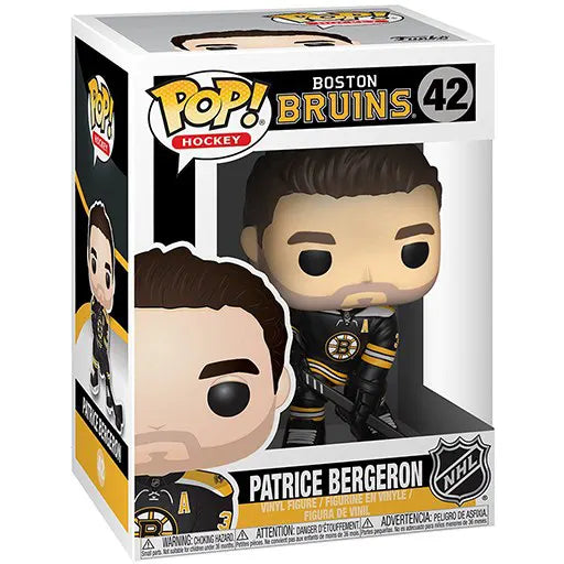 Patrice Bergeron #42 Funko Pop NHL Boston Bruins 2018 collectible in box
